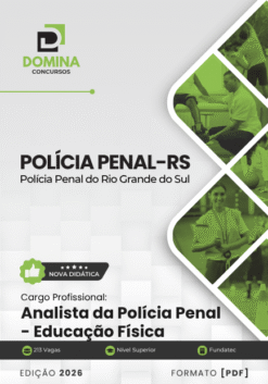 Analista Educação Física Polícia Penal RS | Apostila 2026