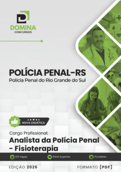 Analista Fisioterapia Polícia Penal RS | Apostila 2026