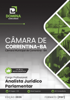 Analista Jurídico Parlamentar Câmara Correntina BA | Apostila 2026