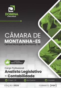 Analista Legislativo Contabilidade Câmara Montanha ES | Apostila 2026
