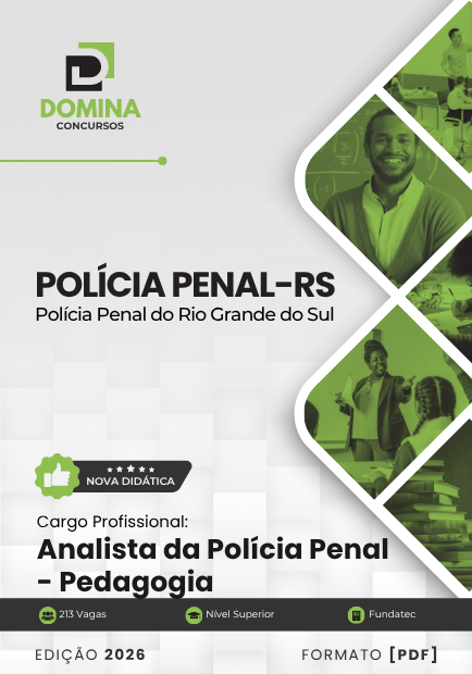Analista Pedagogia Polícia Penal RS | Apostila 2026 1 Analista Pedagogia Polícia Penal RS | Apostila 2026