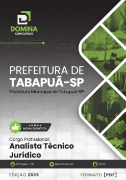 Analista Técnico Jurídico Tabapuã SP | Apostila 2026