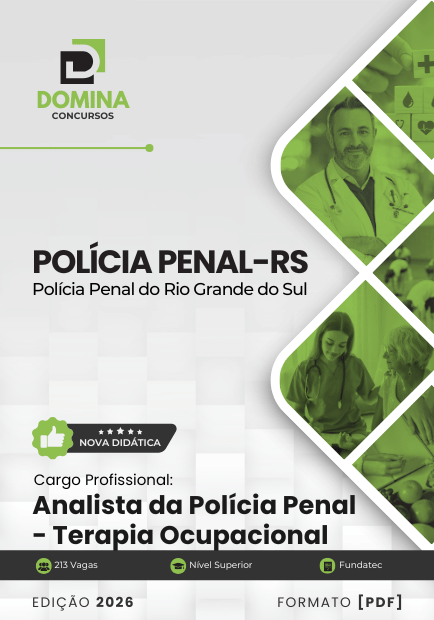 Analista Terapia Ocupacional Polícia Penal RS | Apostila 2026 1 Analista Terapia Ocupacional Polícia Penal RS | Apostila 2026