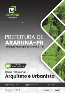 Arquiteto e Urbanista Araruna PR | Apostila 2026