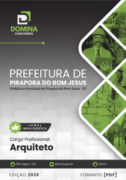 Arquiteto Pirapora do Bom Jesus SP | Apostila 2026