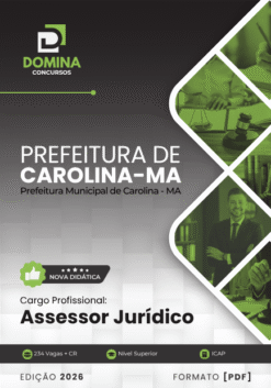 Assessor Jurídico Carolina MA | Apostila 2026