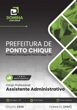 Assistente Administrativo Ponto Chique MG | Apostila 2026