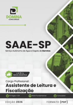 Assistente de Leitura e Fiscalização SAAE Barretos SP | Apostila 2026