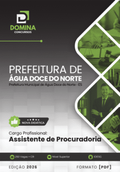 Assistente de Procuradoria Água Doce do Norte ES | Apostila 2026