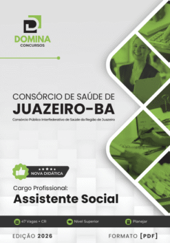 Assistente Social Consórcio Saúde Juazeiro BA | Apostila 2026