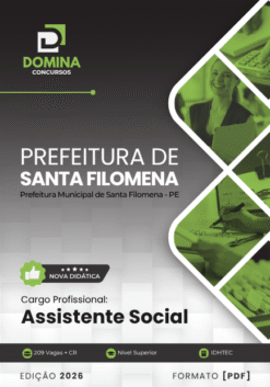 Assistente Social Santa Filomena PE | Apostila 2026