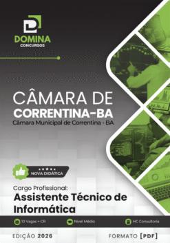 Assistente Técnico de Informática Câmara Correntina BA | Apostila 2026