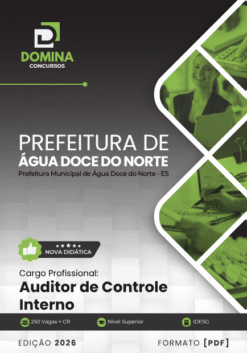 Auditor de Controle Interno Água Doce do Norte ES | Apostila 2026