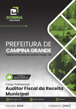 Auditor Fiscal Municipal Campina Grande PB | Apostila 2026
