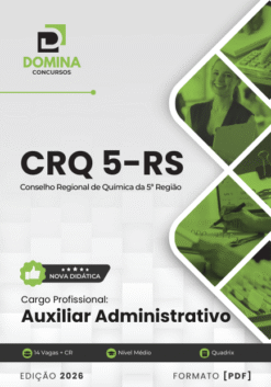 Auxiliar Administrativo CRQ 5 RS | Apostila 2026