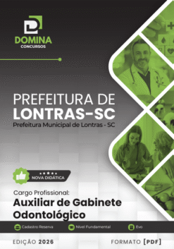 Auxiliar de Gabinete Odontológico Lontras SC | Apostila 2026