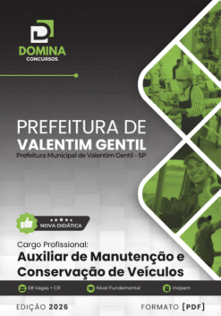 Auxiliar de Manutenção de Veículos Valentim Gentil SP | Apostila 2026