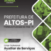 Auxiliar de Serviços Diversos Altos PI | Apostila 2026
