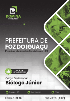 Biólogo Foz do Iguaçu PR | Apostila 2026