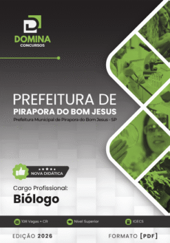 Biólogo Pirapora do Bom Jesus SP | Apostila 2026