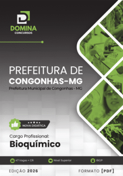 Bioquímico Congonhas MG | Apostila 2026
