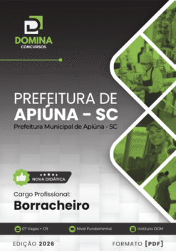 Borracheiro Apiúna SC | Apostila 2026
