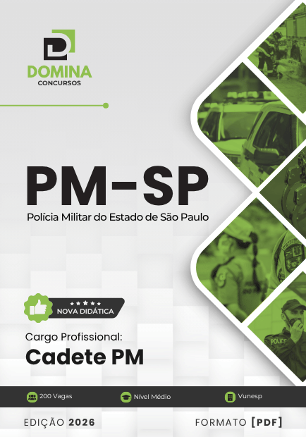 Cadete Policial Militar PM SP | Apostila 2026 1 Cadete Policial Militar PM SP | Apostila 2026