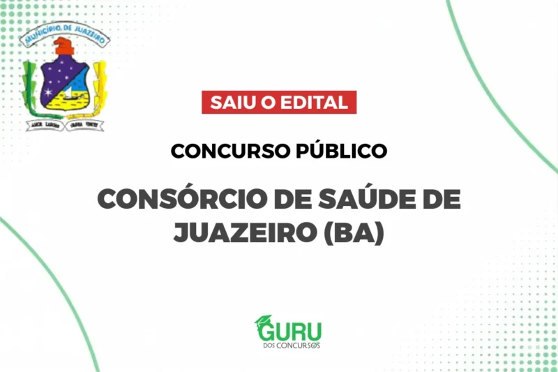 Concurso Consórcio de Saúde Juazeiro BA: Edital Aberto com Até R$6,4 Mil!