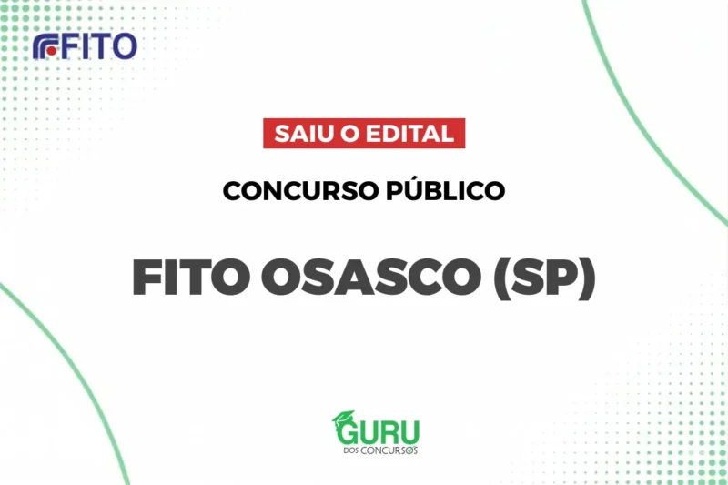 Capa da notícia sobre o Concurso FITO SP com edital publicado