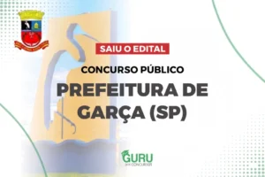 Concurso Prefeitura de Garça SP
