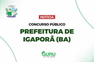 concurso prefeitura de igapora ba