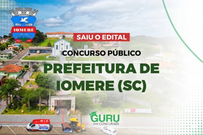 concurso prefeitura de iomere sc