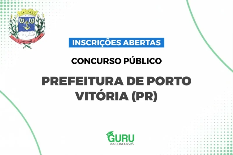 Concurso Prefeitura de Porto Vitória (PR)