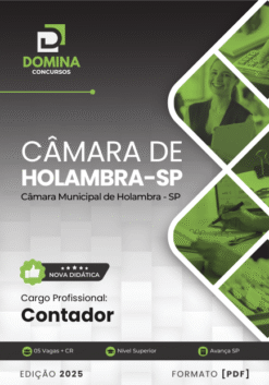 Contador Câmara Holambra SP | Apostila 2026