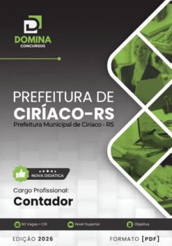 Contador Ciríaco RS | Apostila 2026
