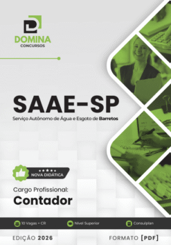 Contador SAAE Barretos SP | Apostila 2026