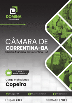 Copeira Câmara Correntina BA | Apostila 2026