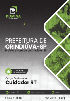 Cuidador RT Orindiúva SP | Apostila 2026