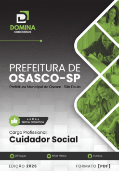 Cuidador Social Osasco SP | Apostila 2026