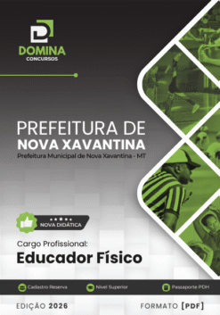 Educador Físico Nova Xavantina MT | Apostila 2026