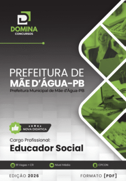 Educador Social Mãe D’Água PB | Apostila 2026