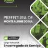 Encarregado de Serviço Monte Alegre do Sul SP | Apostila 2026 3 Encarregado de Serviço Monte Alegre do Sul SP | Apostila 2026