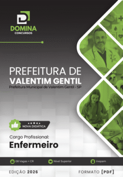 Enfermeiro Valentim Gentil SP | Apostila 2026