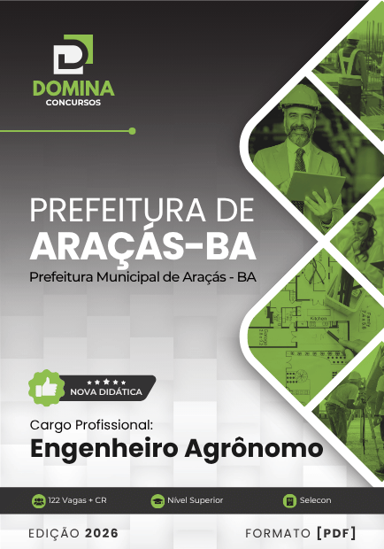 Engenheiro Agrônomo Araçás BA | Apostila 2026 1 Engenheiro Agrônomo Araçás BA | Apostila 2026