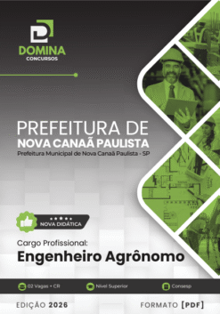 Engenheiro Agrônomo Nova Canaã Paulista SP | Apostila 2026
