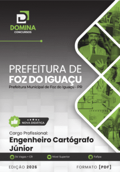 Engenheiro Cartógrafo Foz do Iguaçu PR | Apostila 2026