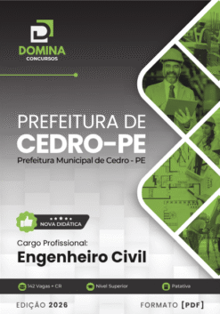 Engenheiro Civil Cedro PE | Apostila 2026
