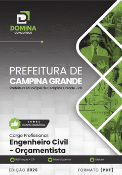 Engenheiro Civil Orçamentista Campina Grande PB | Apostila 2026
