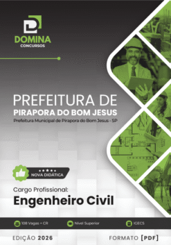 Engenheiro Civil Pirapora do Bom Jesus SP | Apostila 2026