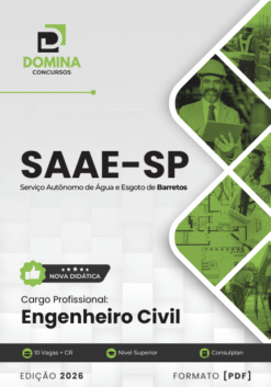 Engenheiro Civil SAAE Barretos SP | Apostila 2026